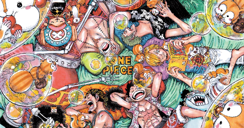 Sampul warna One Piece 1081. (mangaplus.shueisha.co.jp/One Piece)