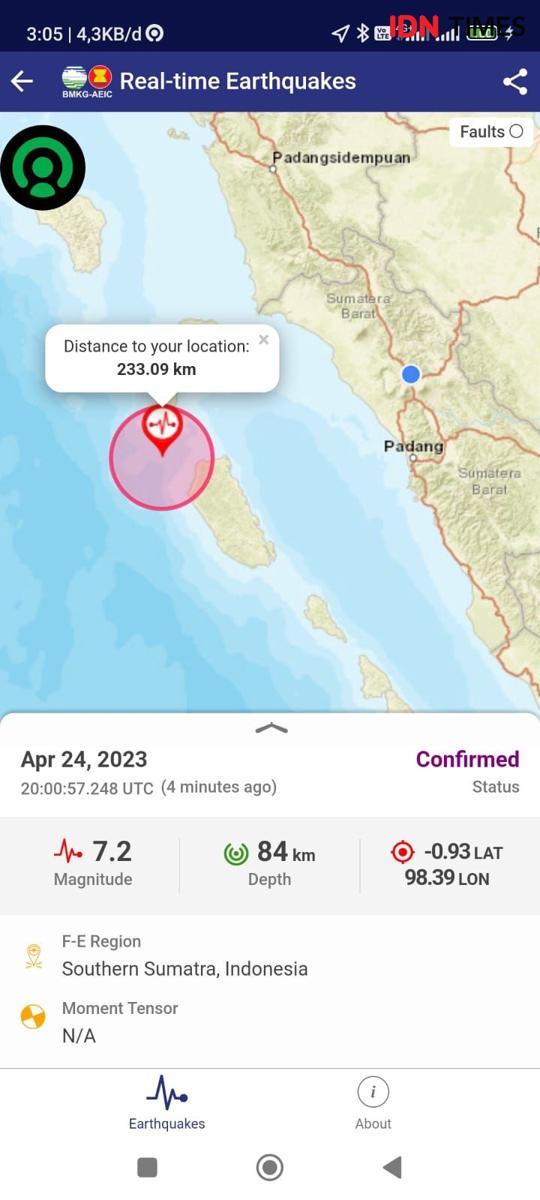 Update Gempa Mentawai, Basarnas Kerahkan Personel Bantu Evakuasi