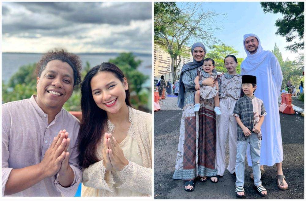 potret keluarga Ari Kriting dan Omesh (instagram.com/indapermatas | instagram.com/dianayulestari)