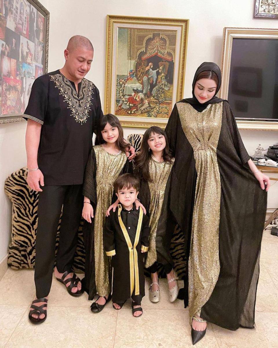 potret keluarga Teuku Raflu Pasha (instagram.com/nouragsheivirah)