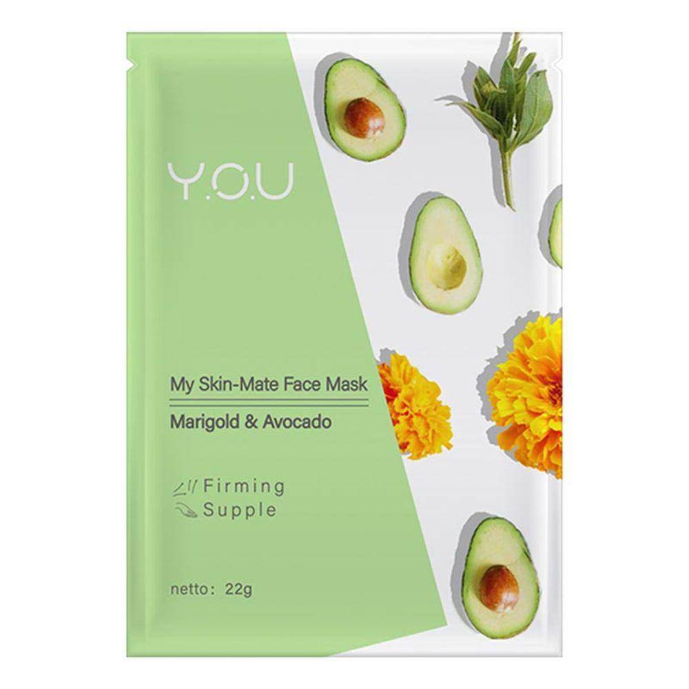 You My Skin Mate Face Mask Marigold & Avocado (watsons.co.id)