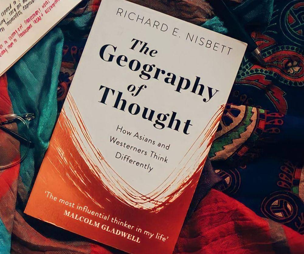 Buku The Geography of Thought: How Asians and Westerners Think Differently (instagram.com/thepurplelibrary)