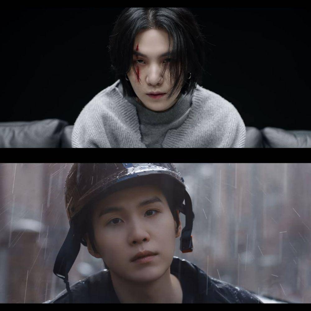 cuplikan MV "AMYGDALA" dari SUGA BTS (youtube.com/HYBE LABELS)