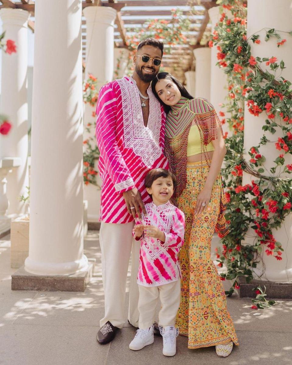keluarga Hardik Pandya (instagram.com/hardikpandya93)