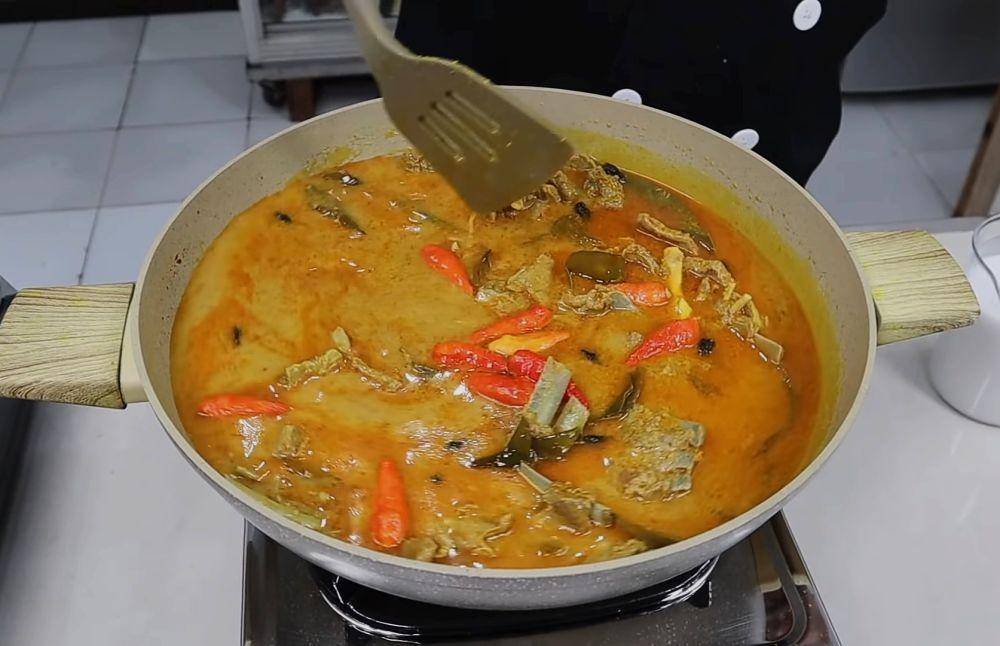 ilustrasi memasak gulai kambing merah (youtube.com/Eddy Siswanto)