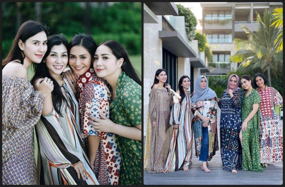 10 Potret Penampilan Nagita Slavina dan Keluarga saat Liburan di Bali