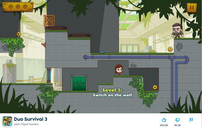 Games Duo Survival 3 di Poki Games. (Poki.co.id)