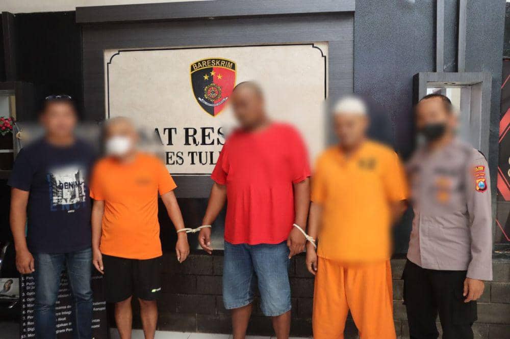 Tersangka pencuri cengkeh di Tulungagung. IDN Times/ dok Polres Tulungagung