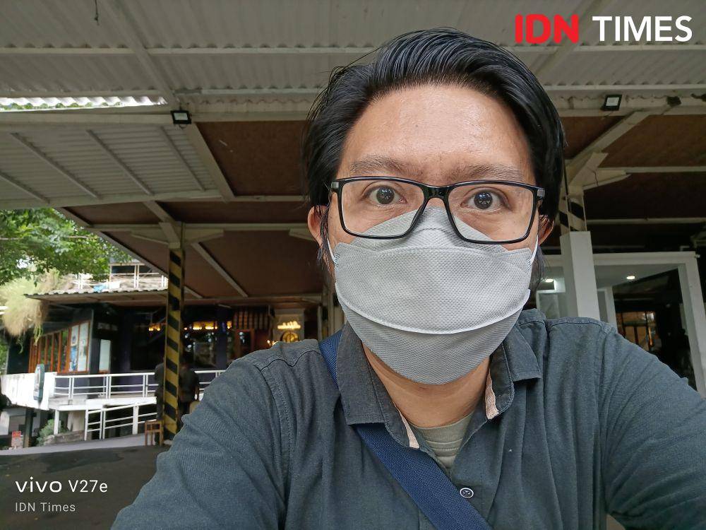 hasil kamera depan vivo V27e (dok. IDN Times/Fatkhur Rozi)