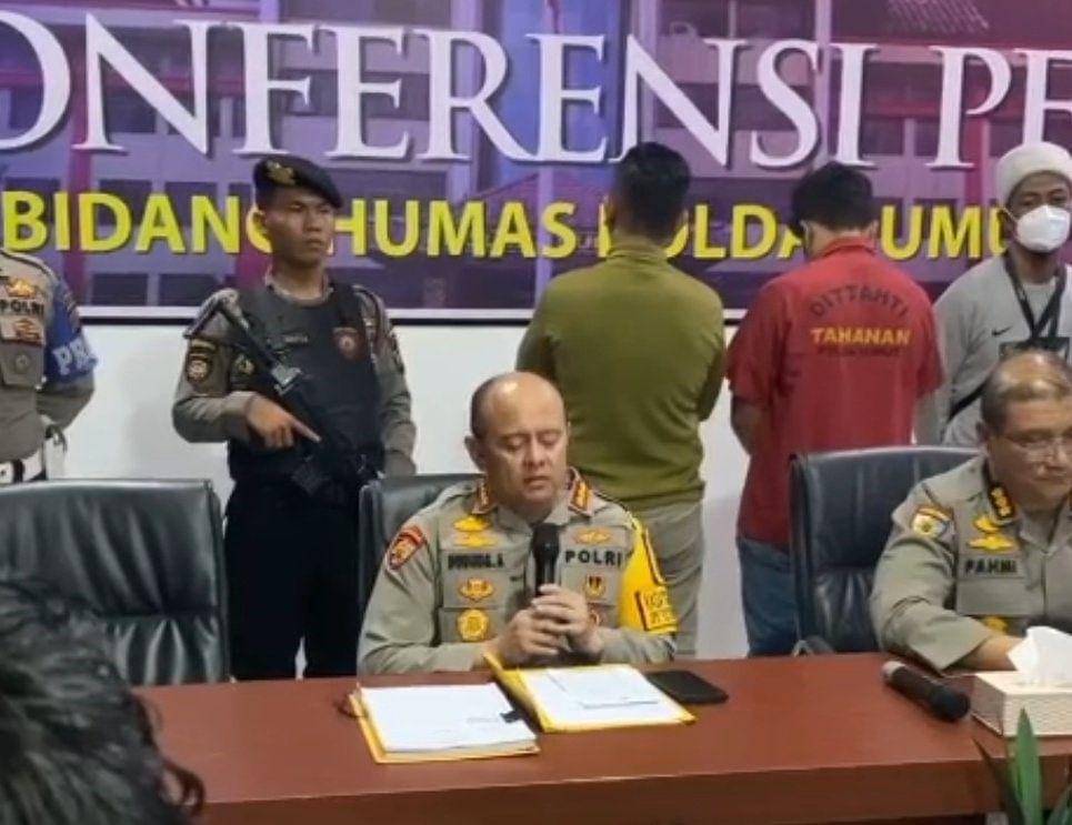 Polda Sumut menetapkan Aditya Hasibuan sebagai tersangka, Selasa (25/4/2023) malam. (Dok. Twitter @mazzini_gsp)