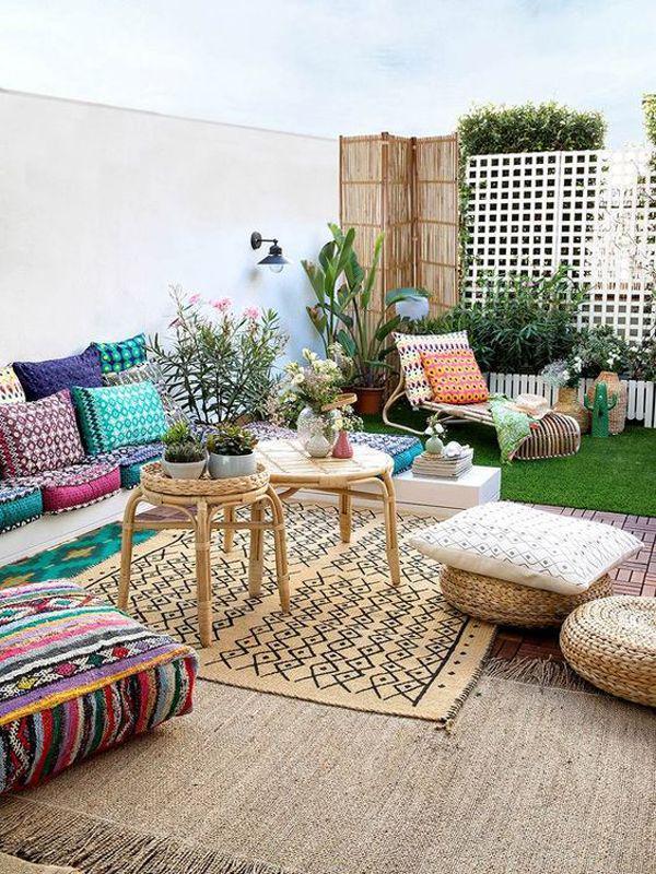 ilustrasi rooftop tema bohemian (homemydesign.com)