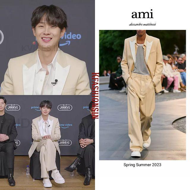harga outfit Choi Woo Shik di Jinny's Kitchen (instagram.com/kfashionsin)