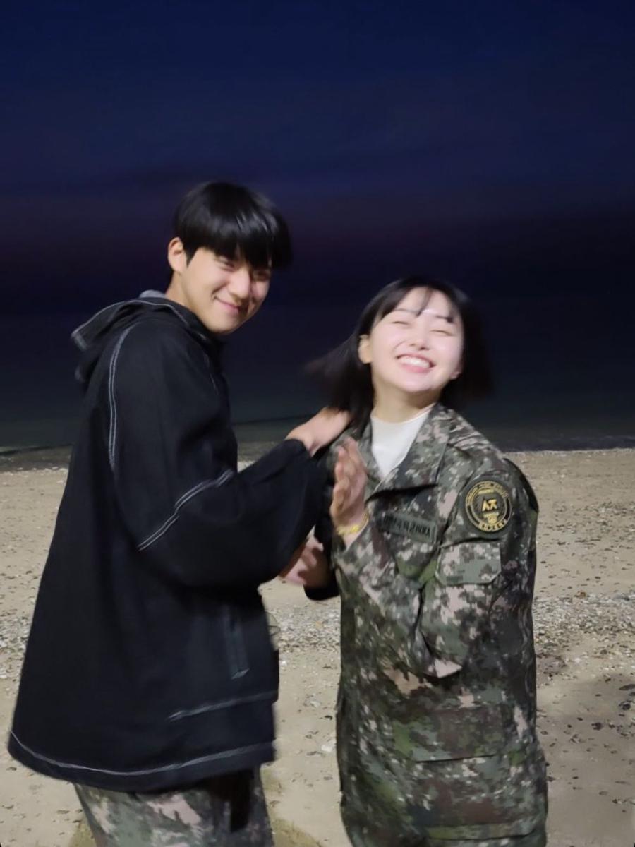 Moon Sang Min dan Yeo Joo Ha di balik layar Duty After School Part 2 (instagram.com/yeo_jooha)