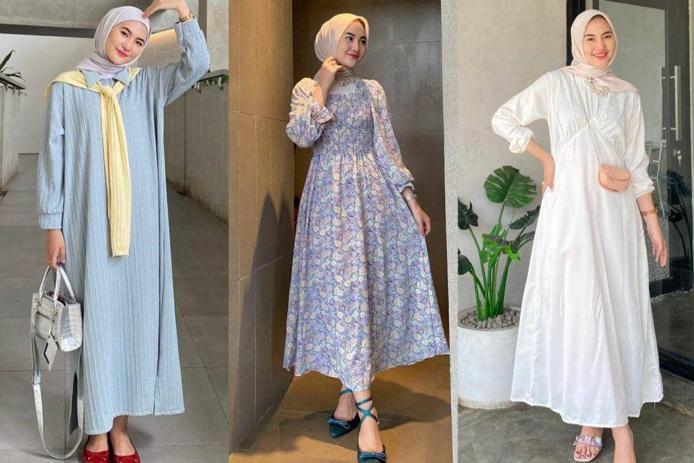 9 Inspirasi Dress ala Intan Ghazella, Anggun dan Manis!