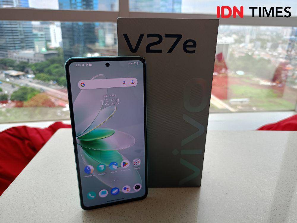display vivo V27e (dok. IDN Times/Fatkhur Rozi)