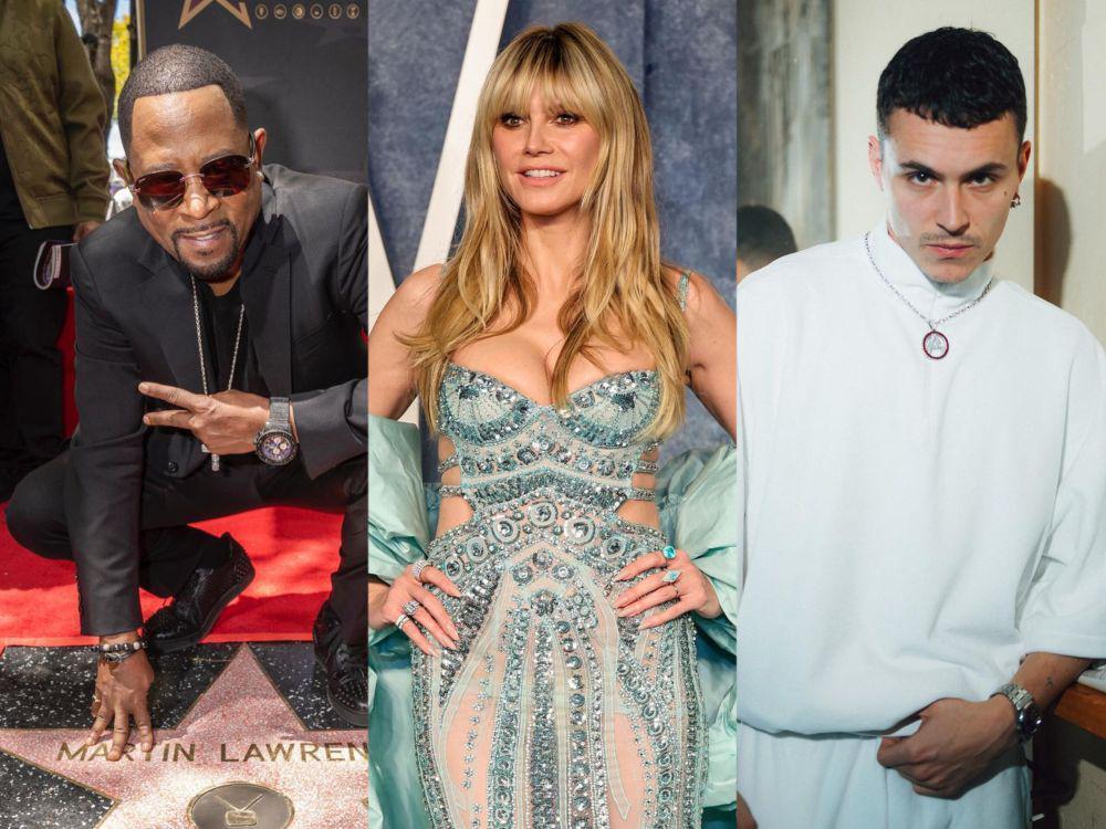 Martin Lawrence, Heidi Kulm, dan Arón Piper (instagram.com/martinlawrence | instagram.com/heidikulm | instagram.com/aron.piper)