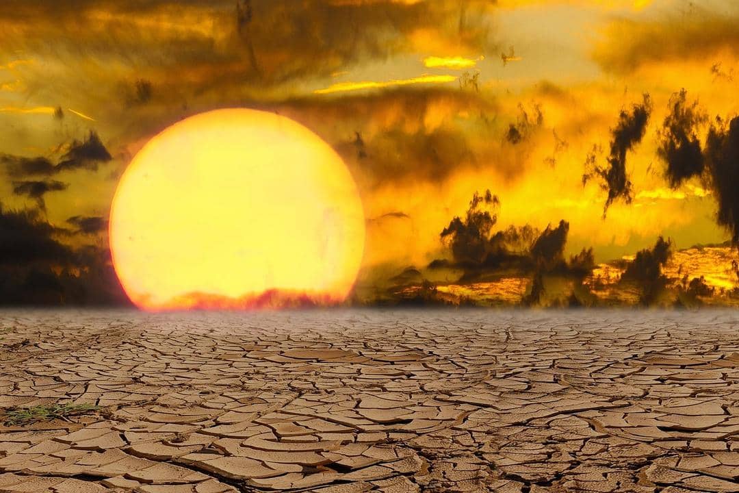 Ilustrasi heatwave.