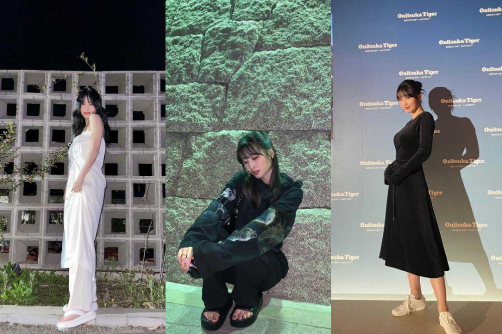 9 Referensi Outfit Kasual ala Momo TWICE, Girly hingga Sporty!