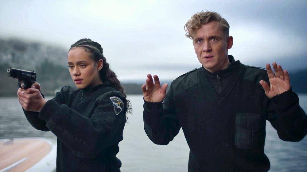 Nathalie Emmanuel dan Matthias Schweighöfer di film Army of the Thieves (dok. Netflix/Army of the Thieves)
