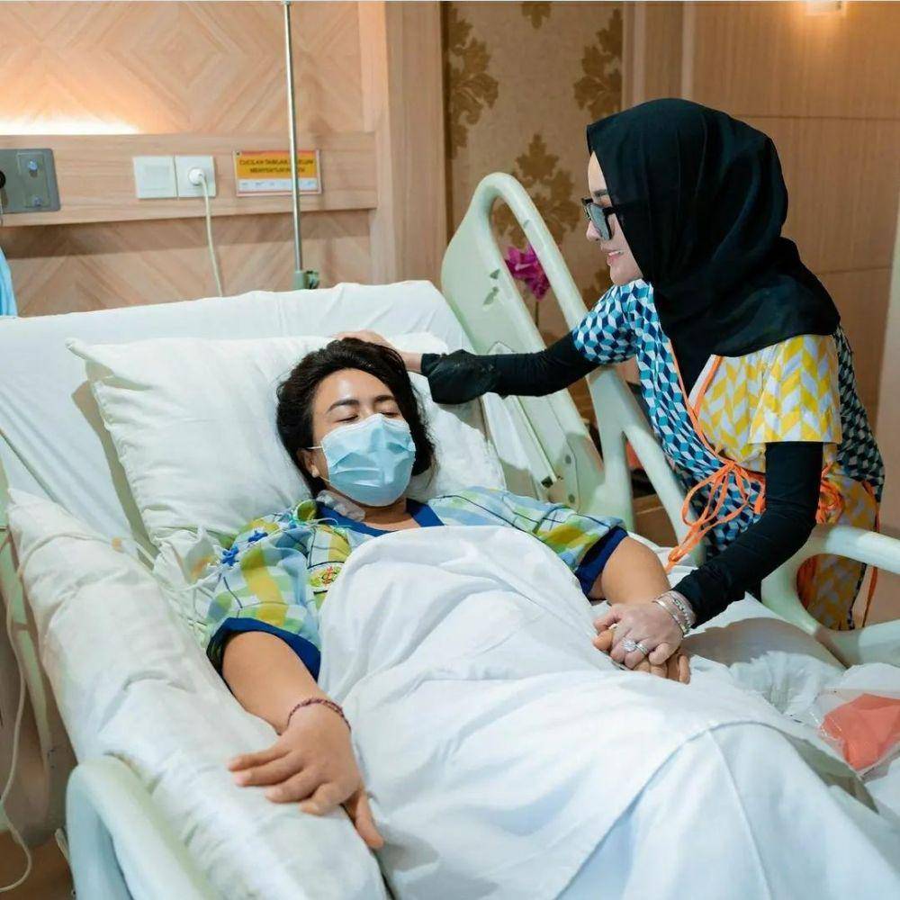 Maharani Kemala dirawat di rumah sakit (instagram.com/shandypurnamasari)