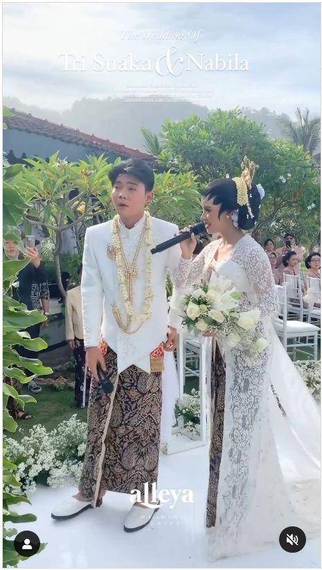 Akad nikah Tri Suaka dan Nabila (Instagram.com/betty_tjt)