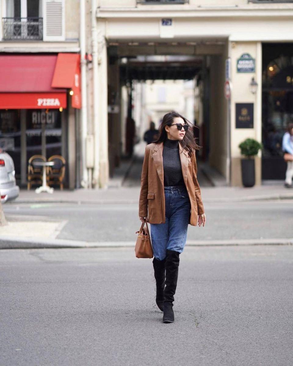 OOTD berkelas ala Wendy Walters (instagram.com/wendywalters)