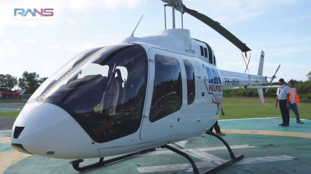 helikopter Raffi Ahmad (YouTube.com/Rans Entertainment)