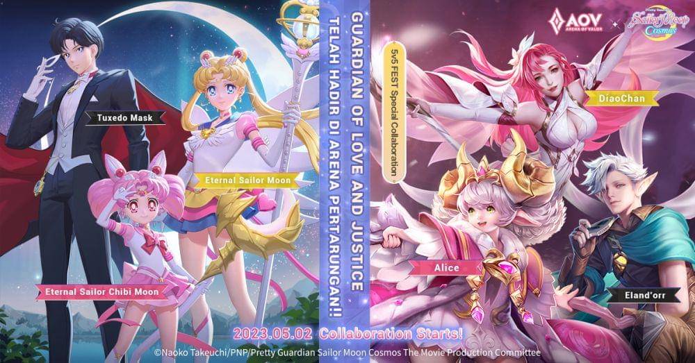 (Dok. Garena, Pretty Guardian Sailor Moon Cosmos The Movie Production Committee)