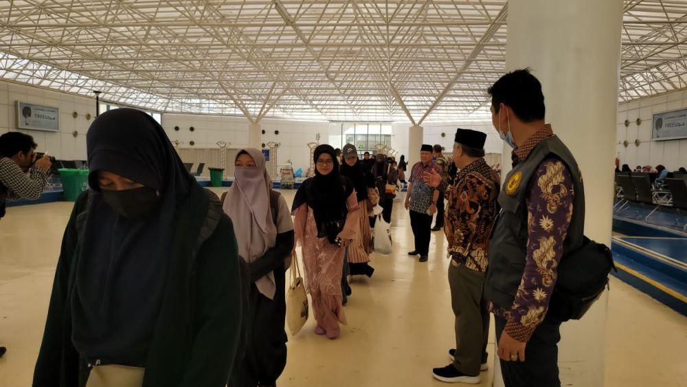 Kepulangan 390 WNI dari Sudan via Jeddah ke Indonesia. (dok. KBRI Riyadh)