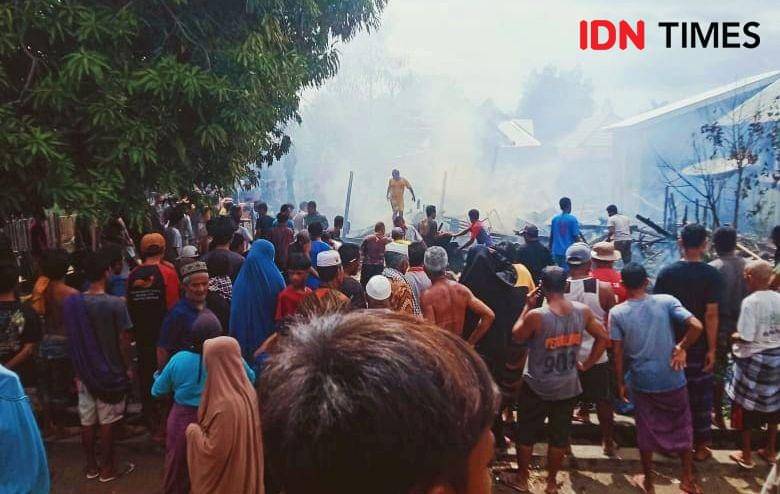 Foto kondisi rumah para korban usai dilahap api (Dok/Istimewa)