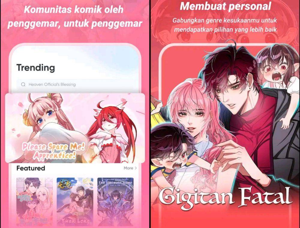 potret aplikasi Bilibili Comics (Bilibili Comics/Bilibili Comics)