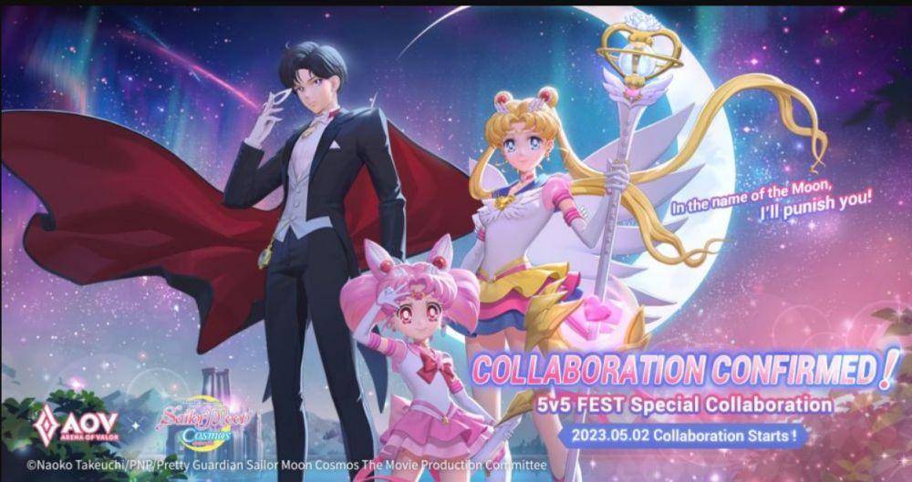 AOV x Pretty Guardian Sailor Moon Cosmos The Movie Hadir 2 Mei!