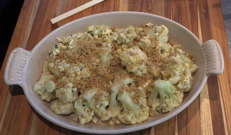 cauliflower polonaise (youtube.com/Giangi's Kitchen)