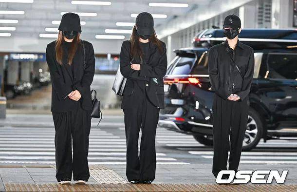 potret VIVIZ di airport usai kepergian Moonbin ASTRO (dok. OSEN)