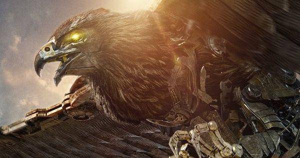 Karakter Airazor dalam poster film terbarunya (Dok. twitter.com/ Transformers)