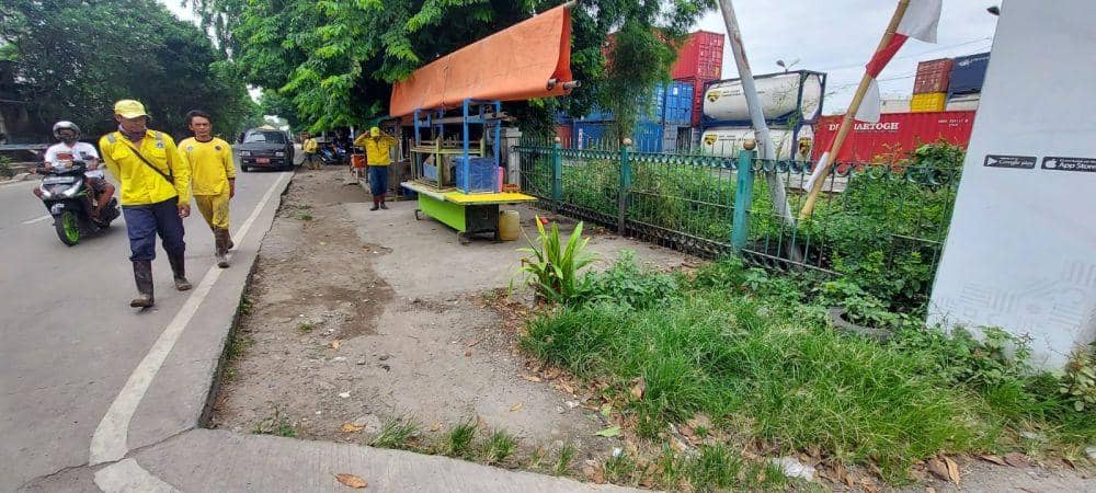Kelurahan Ancol, Jakarta Utara menata kawasan Jalan Kampung Bandan. (Dok. Humas Jakarta Utara)