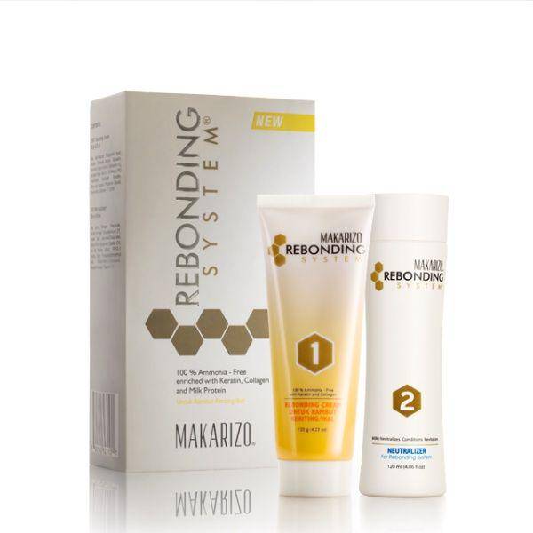 MAKARIZO Rebonding System Cream. (dok. Shopee/kiwimart)