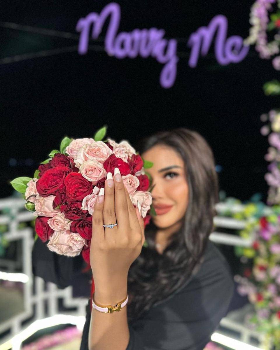 Millen Cycrus resmi dilamar Lionel Lee (instagram.com/millencyrus)