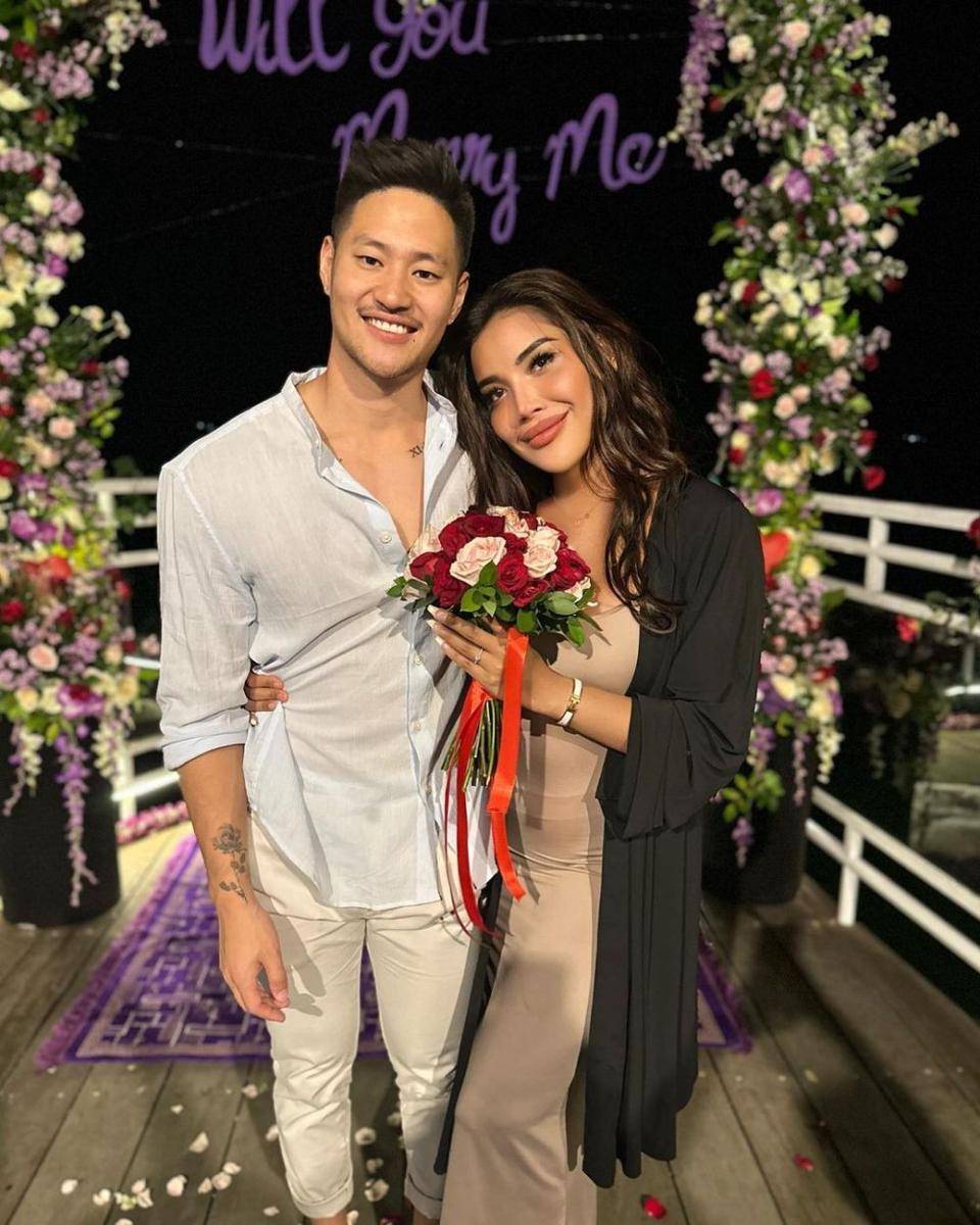 Millen Cycrus resmi dilamar Lionel Lee (instagram.com/millencyrus)
