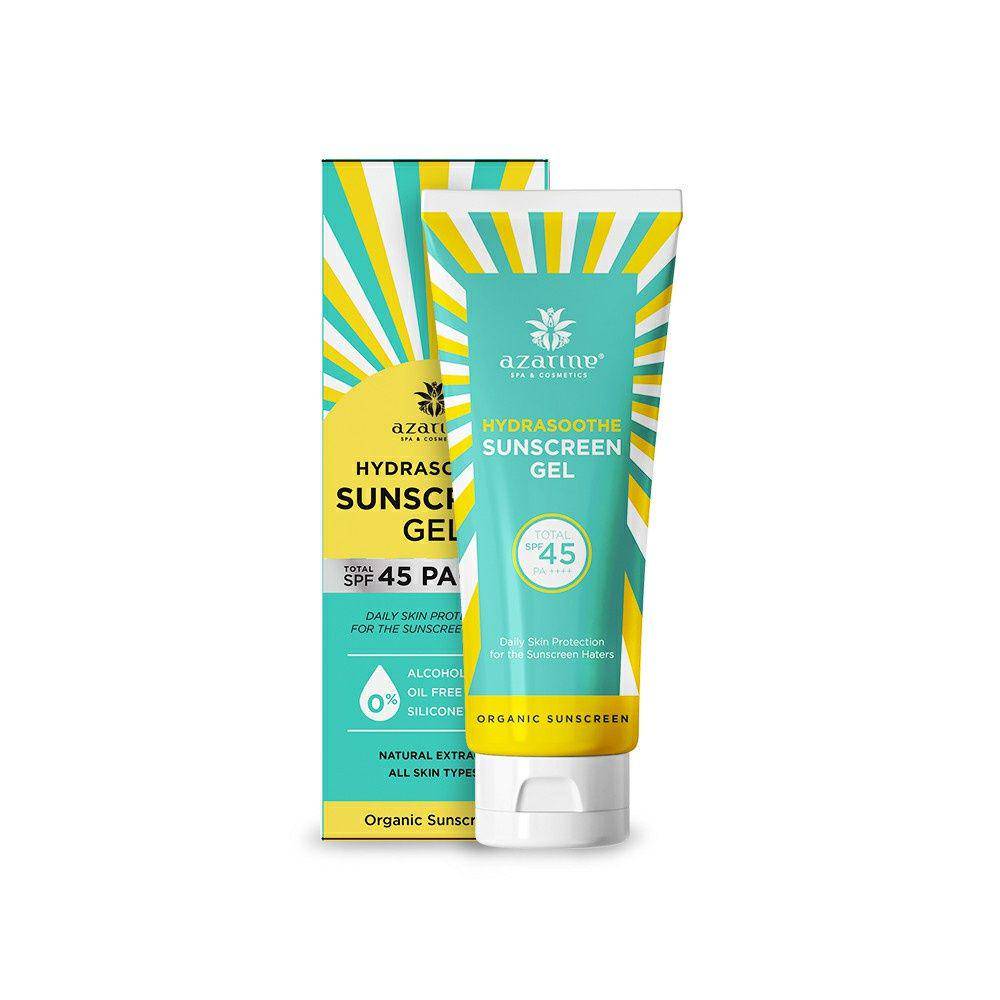 Azarine Hydrasoothe Sunscreen Gel SPF 45 PA++++ (shopee.co.id/beautyhaulindo)