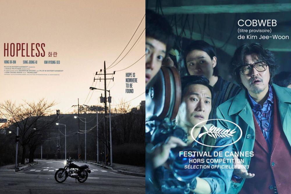 poster film Hopeless (instagram.com/plusm_entertainment) | poster film Cobweb (instagram.com/thejokersfilms)