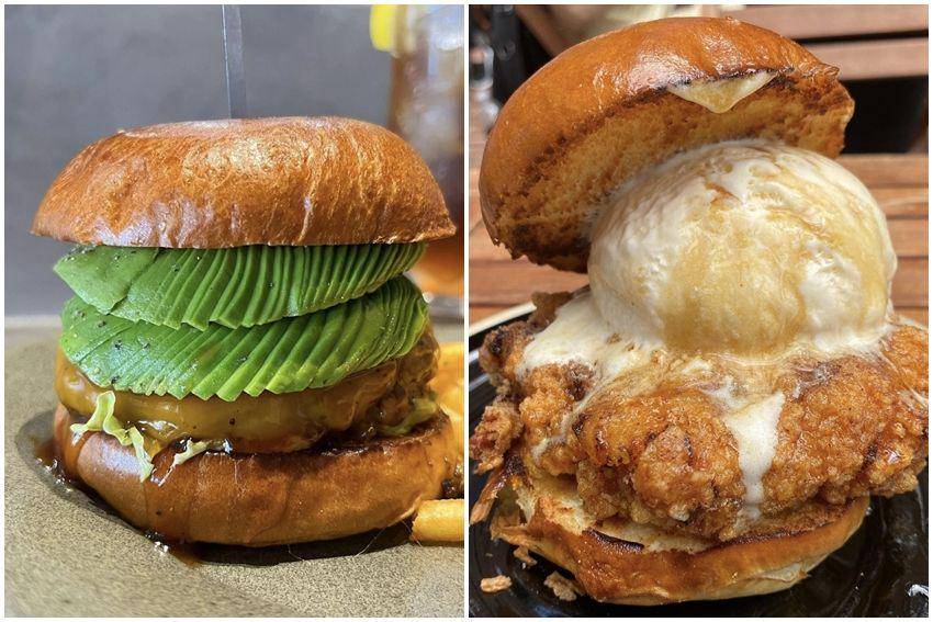 kolase potret isian burger paling nyeleneh (reddit.com/user/eatmymustard | reddit.com/user/ishanG24)