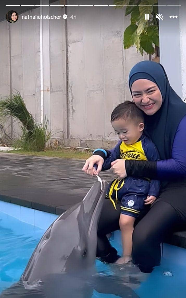 potret liburan keluarga Natalie Holscher di Bali (instagram.com/@natalieholscher)