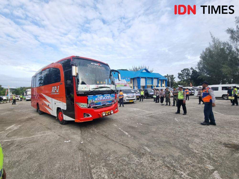 Progam Balik Mudik Gratis Polda Aceh. (Dokumentasi Cut Nauval untuk IDN Times)