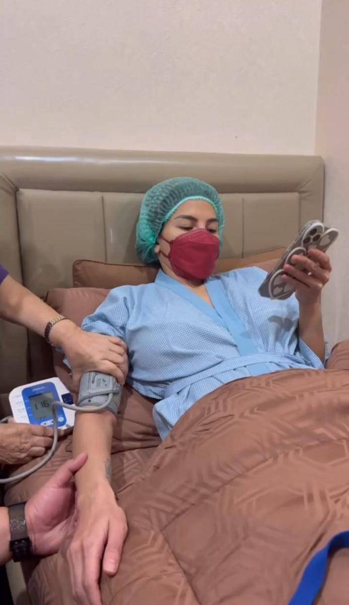 potret Nikita Mirzani jalani operasi pengangkatan tumor payudara (instagram.com/nikitamirzanimawardi _172)