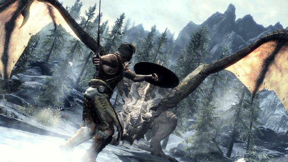 gameplay dari game The Elder Scrolls V: Skyrim (2011) (dok. Bethesda Game Studios/The Elder Scrolls V: Skyrim)