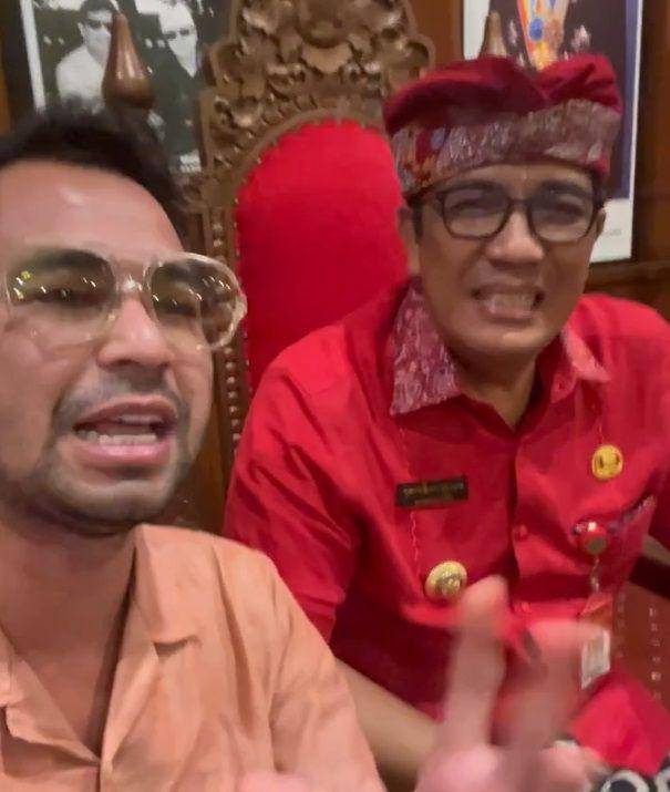 potret Raffi Ahmad dan Bupati Tabanan, Bali (instagram.com/raffinagita1717)