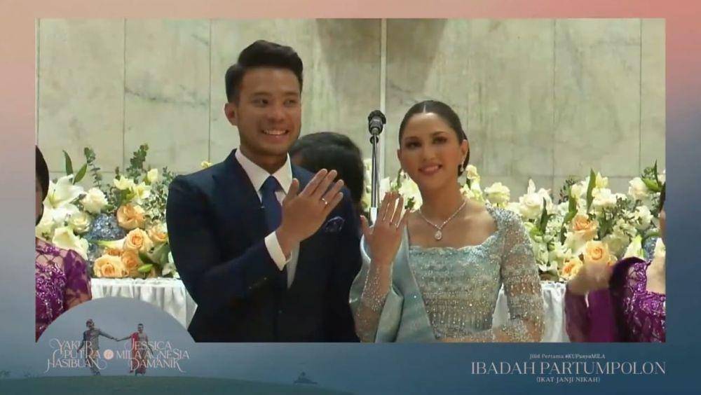 Ibadah Partumpolon Jessica Mila dan Yakup Hasibuan. (Youtube.com/Jessica Mila)