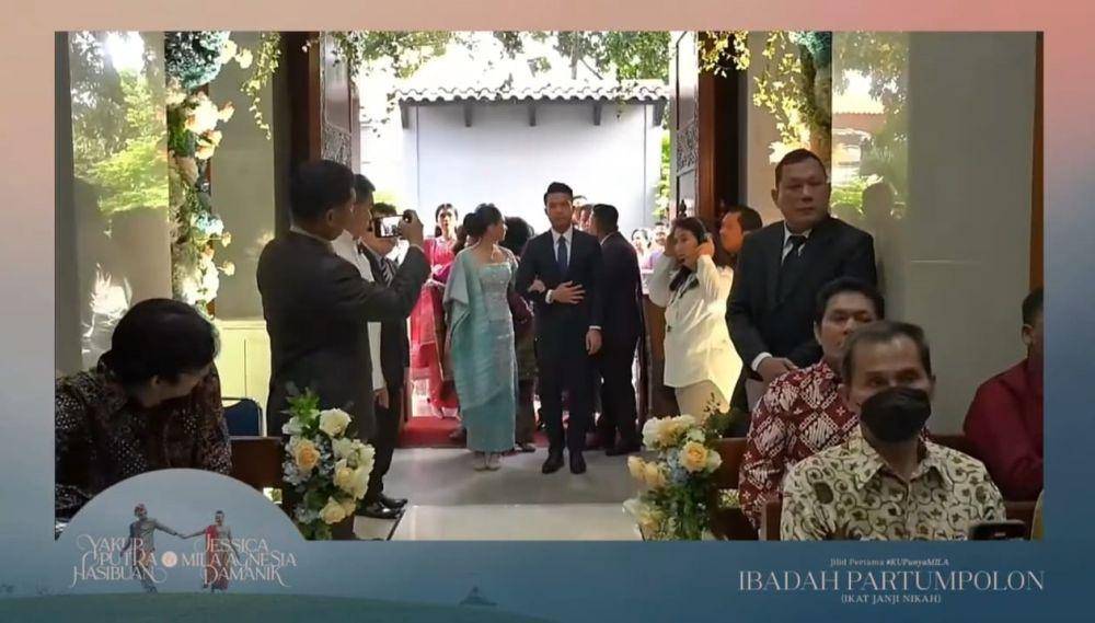 Ibadah Partumpolon Jessica Mila dan Yakup Hasibuan. (Youtube.com/Jessica Mila)