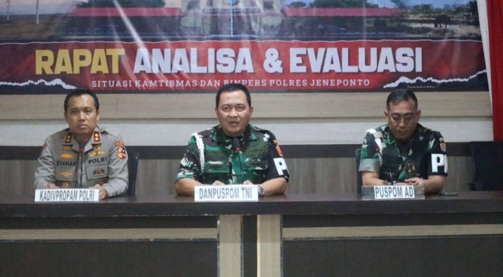 Tim Mabes TNI dan Polri Investigasi Kasus Penyerangan Polres Jeneponto